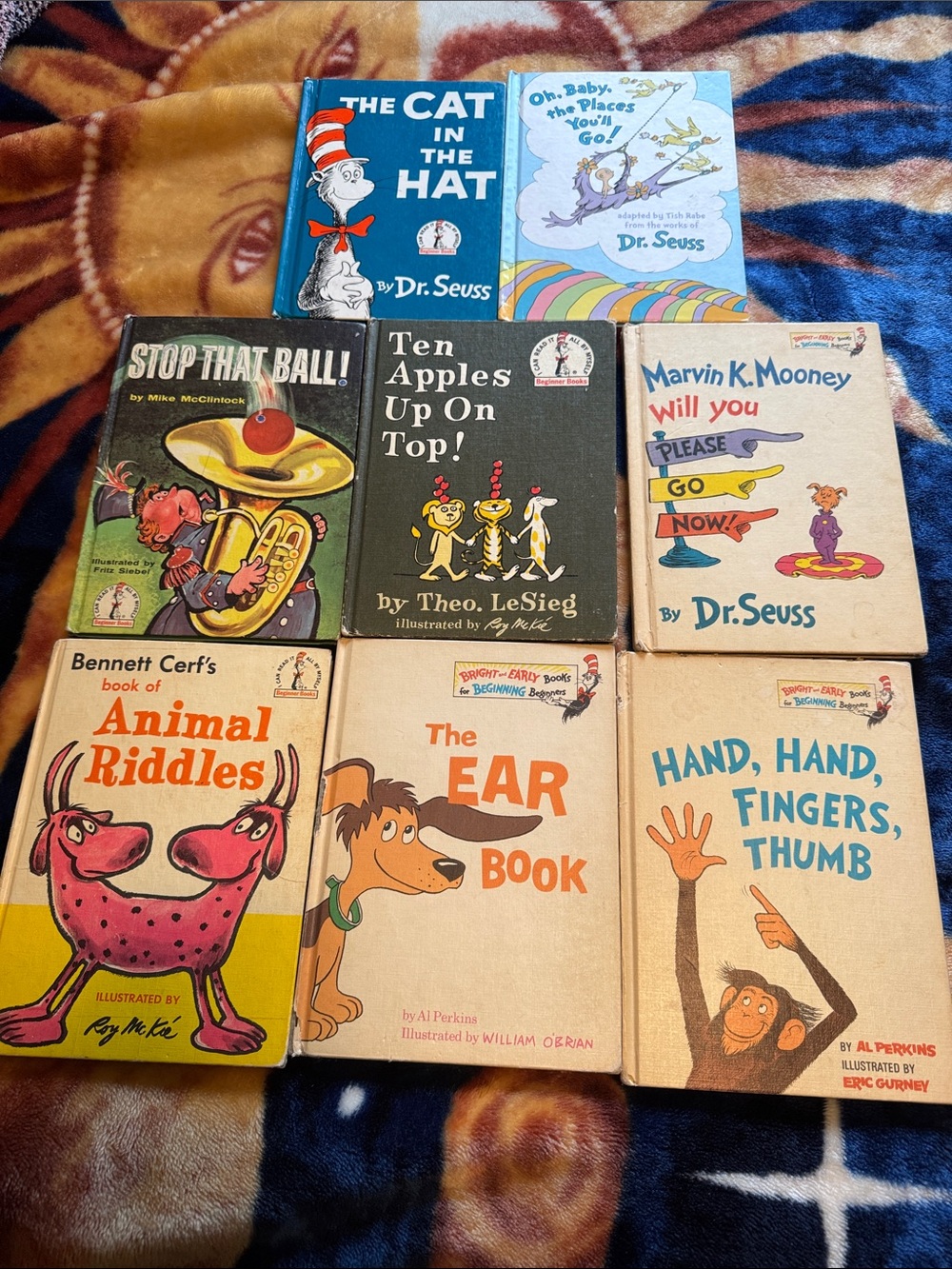 Vintage Dr. Seuss Kids Book Lot